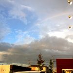 レインボー通り から 見た 虹 《スキレット日記：2020-08-11@高松市多肥下町・スキレット》