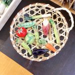 ～夏野菜～お盆・帰省のおむかえ箸置き～《スキレット日記：2024-07-31@スキレット》